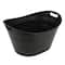 6 Pack: 21" Black Plastic Ice Tub by Celebrate It™